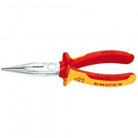 Knipex 81238 25 06 160 Sbe Fully Insulated Long Nose Pliers, 160Mm each