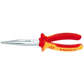 Knipex 81246 26 16 200 Sbe Fully Insulated Long Nose Pliers, 200Mm each