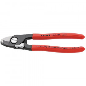Knipex 82576 95 41 165Sbe Copper Or Aluminium Only Cable Shear With Sprung Handles, 165Mm each