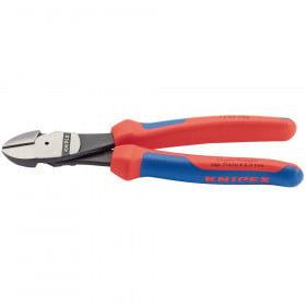 Knipex 88145 74 02 200 High Leverage Diagonal Side Cutter With Comfort Grip Handles, 200Mm each