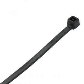 Krimpterm Ct23-B 165Mm X 2.5Mm (8Kg) Black Nylon Cable Ties (100 Pack)