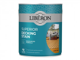 Liberon 126117 Superior Decking Stain Light Oak 2.5 Litre