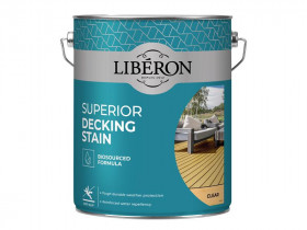 Liberon 126129 Superior Decking Stain Clear 5 Litre