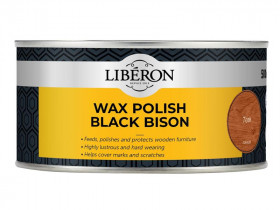 Liberon 126879 Black Bison Wax Paste Teak 500Ml
