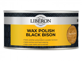 Liberon 126877 Black Bison Wax Paste Medium Oak 500Ml