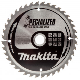 Makita B-32960 Specialized Circular Saw Blade For Cordless Saws 165Mm X 20Mm X 40T