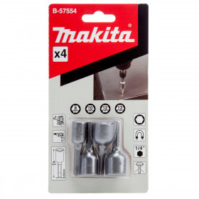 Makita B-57554 Magnetic Nut Setters (4 Piece)