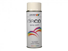 Motip® 01600 Deco Spray Paint High Gloss Ral 9010 White 400Ml