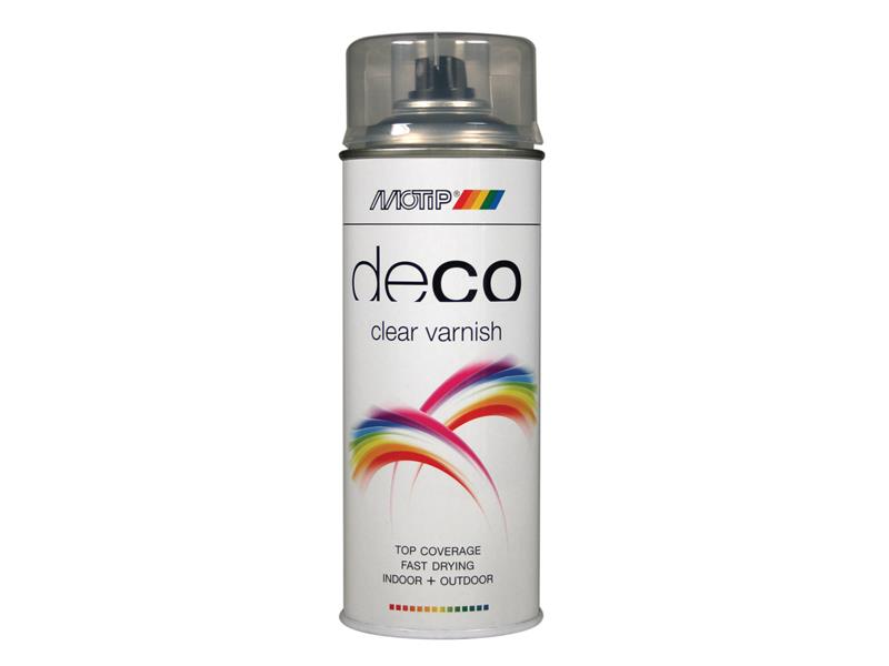 Motip® 01603 Deco Spray Clear Lacquer High Gloss 400Ml