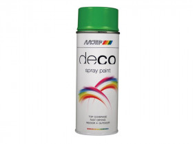 Motip® 01607 Deco Spray Paint High Gloss Ral 6018 Yellow Green 400Ml