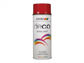 Motip® 01628 Deco Spray Paint High Gloss Ral 3000 Flame Red 400Ml