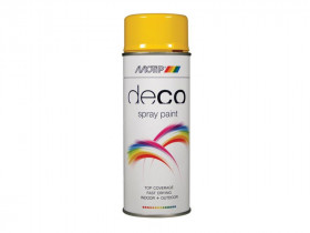 Motip® 01679 Deco Spray Paint High Gloss Ral 1021 Rapeseed Yellow 400Ml