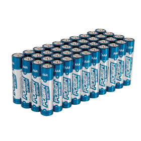 Powermaster 867060 Aaa Super Alkaline Battery Lr03 40Pk, 40Pk Each 40