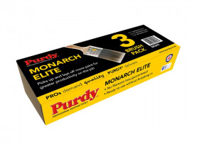 Purdy® MON1 Monarch™ Elite™ Paint Brush Set, 3 Piece