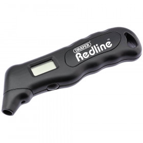 Redline 68474 Draper Redline Digital Tyre Pressure Gauge, 0 - 100Psi each