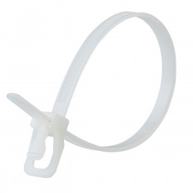 Retyz Evt-So6Nl-Ta Everytie Reusable Cable Ties In Natural 152Mm/6In (Pack Of 100)