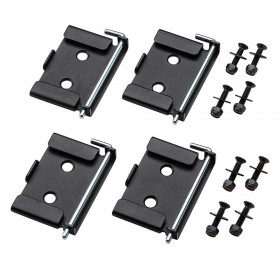Rockler 354571 Quick-Release Workbench Caster Plates 4Pk, 2-3/4 X 3-3/4in Each 4