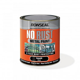 Ronseal No Rust Metal Paint Smooth Range