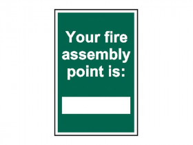 Scan 1526 Your Fire Assembly Point Is - Pvc Sign 200 X 300Mm