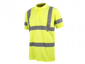 Scan SFTE04 Hi-Vis Polo Shirt Yellow - L (42In)