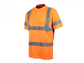 Scan SFTE04-O Hi-Vis Polo Shirt Orange - M (40In)