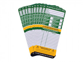 Scan TG0110 Scaffold Tag Inserts Pack Of 10