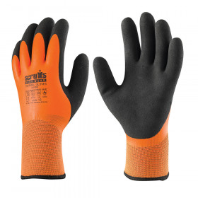 Scruffs T51009 Thermal Gloves Orange, Xl / 10 Each 1