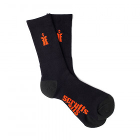 Scruffs T53544 Worker Socks Black 3Pk, Size 3 - 6.5 / 36 - 40 Each 3