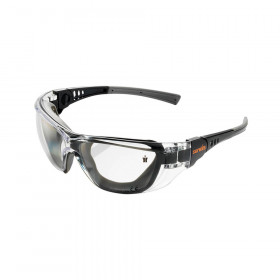 Scruffs T54173 Falcon Safety Glasses, Black Each 1