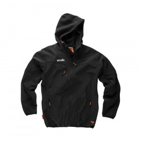Scruffs T54850 Worker Softshell Jacket Black, S Each 1