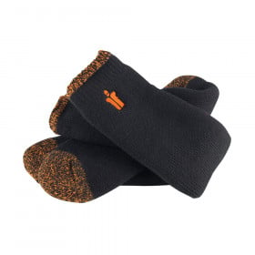 Scruffs T55253 Thermal Socks Black, Size 7 - 12 / 41 - 47 Each 1