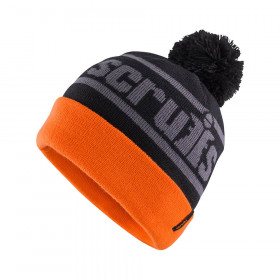Scruffs T55334 Trade Bobble Hat, Black/Orange Each 1
