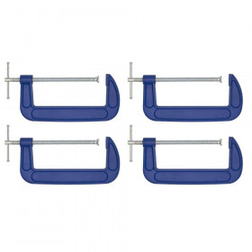 Sealey AK60084 G-Clamp 200Mm - Pack Of 4