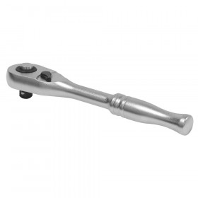 Sealey AK7930 Ratchet Wrench 1/4inSq Drive 90-Tooth Flip Reverse - Premier Platinum Series