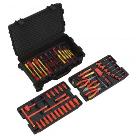 Sealey AK7938 1000V Insulated Tool Kit 3/8inSq Drive 50Pc