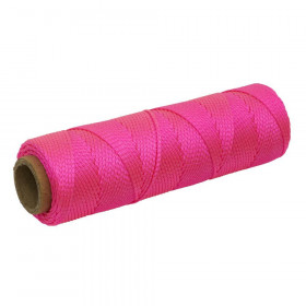 Sealey BLP1 Braided Pink Nylon Brick Line - 76M
