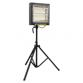 Sealey CH30110VS Ceramic Heater With Tripod Stand 1.2/2.4Kw - 110V