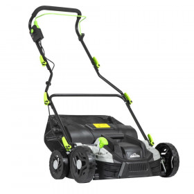 Sealey DG216 Dellonda 1500W Electric 2-In-1 Scarifier With 5-Heights, 36Cm Cutting Diameter, 45L Grass Collection Bag, 10M Mains Cable, Hand Push