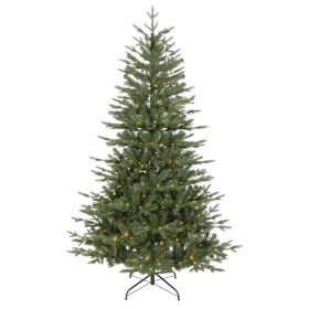 Sealey DH80 Dellonda Pre-Lit 5Ft Hinged Christmas Tree With Warm White Led Lights & Pe/Pvc Tips - Dh80