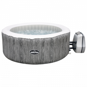 Sealey DL88 Dellonda 2-4 Person Inflatable Hot Tub Spa With Smart Pump - Wood Effect