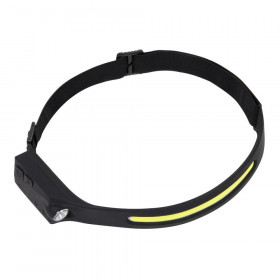 Sealey HT104R Head Torch 5W Cob & 3W Led Bulb With Auto-Sensor Rechargeable
