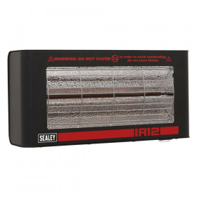 Sealey IR12 Infrared Quartz Heater - Wall Mounting 1.2W/230V