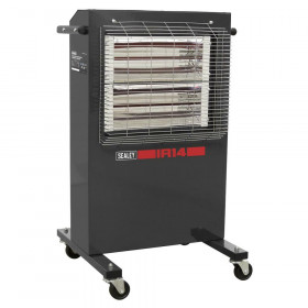 Sealey IR14 Infrared Cabinet Heater 1.4/2.8Kw 230V