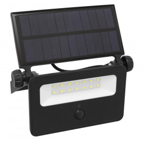 Sealey LED16S Extra-Slim Solar Floodlight With Wall Bracket 16W Smd Led
