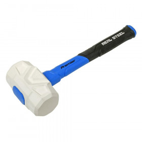 Sealey RMG24 Rubber Mallet With Fibreglass Shaft 24Oz