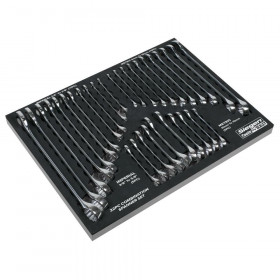 Sealey S01239 Combination Spanner Set 32Pc - Metric/Imperial