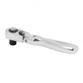 Sealey S01254 Micro Flexi-Head Ratchet Wrench 1/4inSq Drive