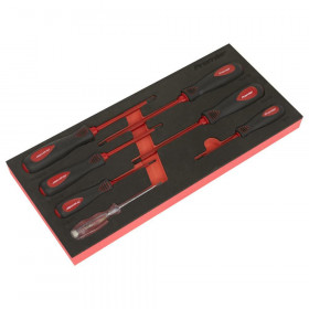 Sealey TBTE04 Screwdriver Set 7Pc Vde Approved
