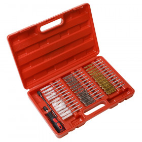 Sealey VS1910 38Pc Cleaning Brush Set Injector Bore