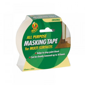 Shurtape Duck Tape All-Purpose Masking Tape 50mm x 50m